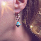 Czech Glass Earring | Bicone Drop