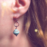 Czech Glass Earring | Bicone Drop