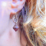 Czech Glass Earring | Bicone Drop