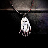 THURSDAY, October 15th from 11:00am-1:00pm | Bead Woven Ghost Earrings Class
